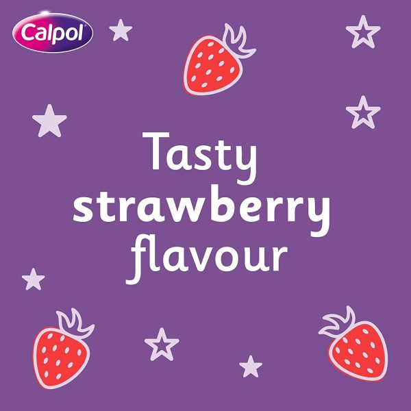 Calpol Infant Sugar Free Sachets Strawberry. 12 pack