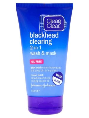 Clean & Clear Blackhead Wash and Mask 150ml