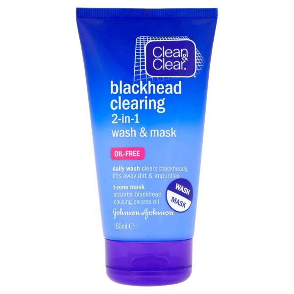 Clean & Clear Blackhead Wash and Mask 150ml