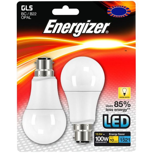 Energizer LED 100W B22 Bulb 2 pack