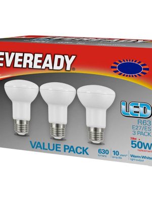 Eveready 50W E27 LED Bulb 3pack