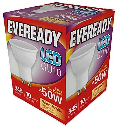 Eveready GU10 50W LED Bulb 3pack