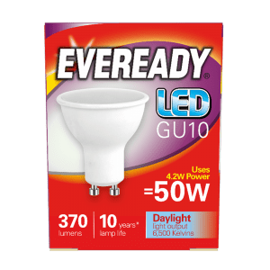 Eveready GU10 50W LED Bulb 3pack