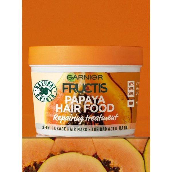 Garnier Hair Mask for Damaged Hair. Papaya flanah 01 Garnier Hair Mask for Damaged Hair. Papaya