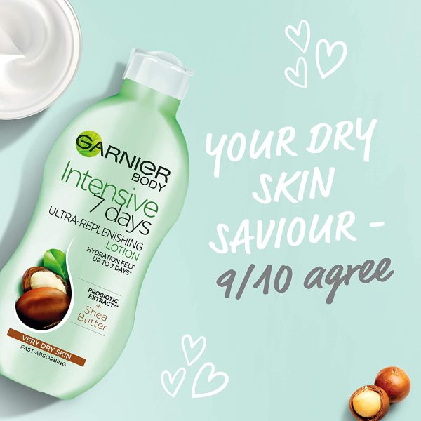 Garnier Intensive 7 Days Shea Butter Body Lotion. Dry Skin