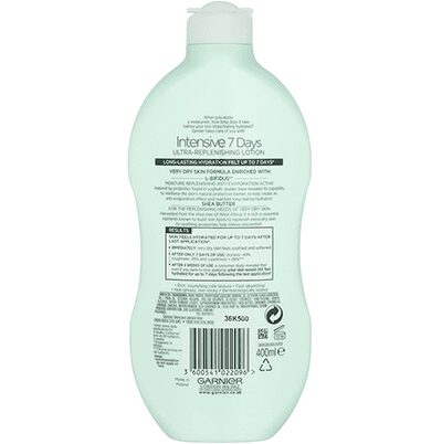 Garnier Intensive 7 Days Shea Butter Body Lotion. Dry Skin