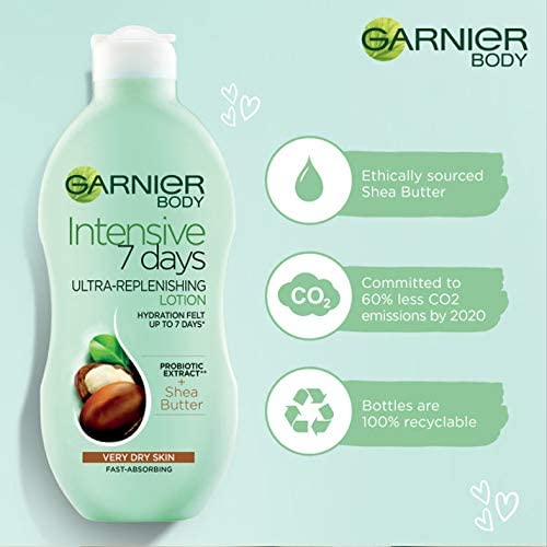 Garnier Intensive 7 Days Shea Butter Body Lotion. Dry Skin
