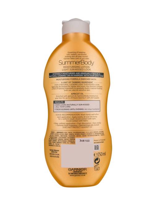 Garnier Summer Body Moisturiser Lotion. Light 400 ml