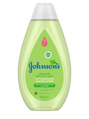 Johnson's Chamomile 3-in-1 Baby Wash 500ml