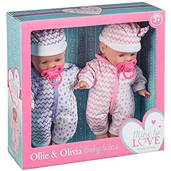 Ollie & Olivia Baby Twin Dolls