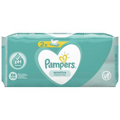 Pampers Scented Fragrance-Free Wipes 52 pack