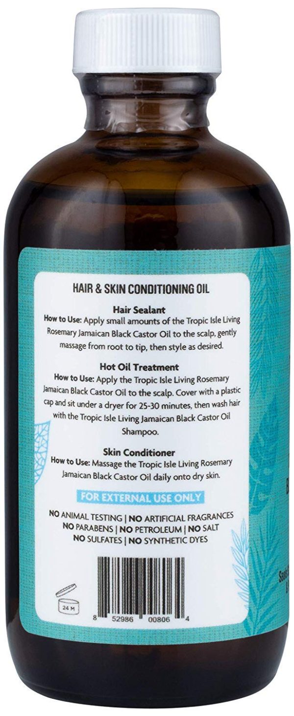 Tropic Isle Living Jamaican Black Castor Oil 4 OZ