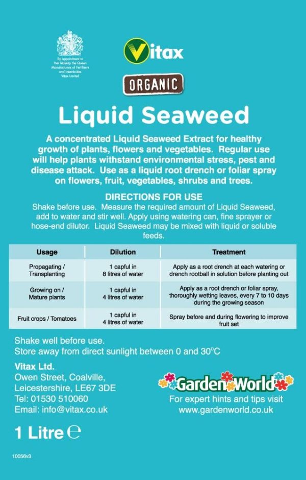 Vitax Liquid Seaweed 1L